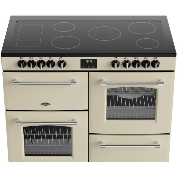 110cm Induction Belling Range Cooker, Cream, A Rated - RCA FARMHOUSE 110Ei - Naamaste London Homewares - 5