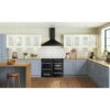 110cm Dual Fuel Belling Range Cooker, Black, A Rated - RCA FARMHOUSE 110DF - Naamaste London Homewares - 2