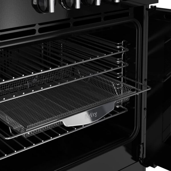 110cm Dual Fuel Belling Range Cooker, Black, A Rated - RCA FARMHOUSE 110DF - Naamaste London Homewares - 3
