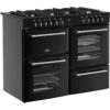 110cm Dual Fuel Belling Range Cooker, Black, A Rated - RCA FARMHOUSE 110DF - Naamaste London Homewares - 6