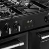 110cm Dual Fuel Belling Range Cooker, Black, A Rated - RCA FARMHOUSE 110DF - Naamaste London Homewares - 9