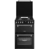 Dual Fuel Cooker with Double Oven, Black - Stoves DXMRARICH 60DF Naamaste London Homewares - 2