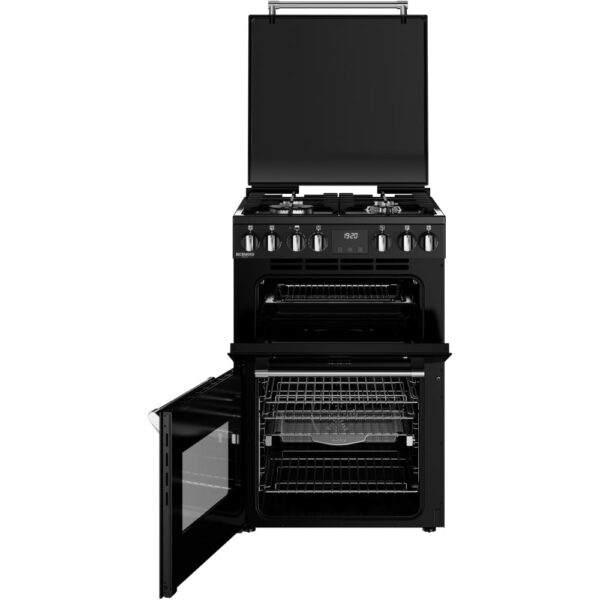 Dual Fuel Cooker with Double Oven, Black - Stoves DXMRARICH 60DF Naamaste London Homewares - 4