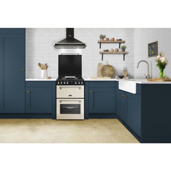 Dual Fuel Cooker with Double Oven, Cream - Stoves DXMRARICH 60DF - Naamaste London Homewares - 9