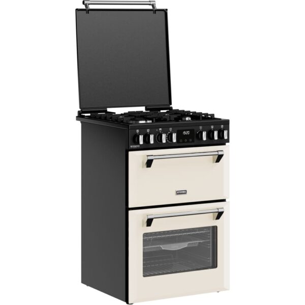 Dual Fuel Cooker with Double Oven, Cream - Stoves DXMRARICH 60DF - Naamaste London Homewares - 2