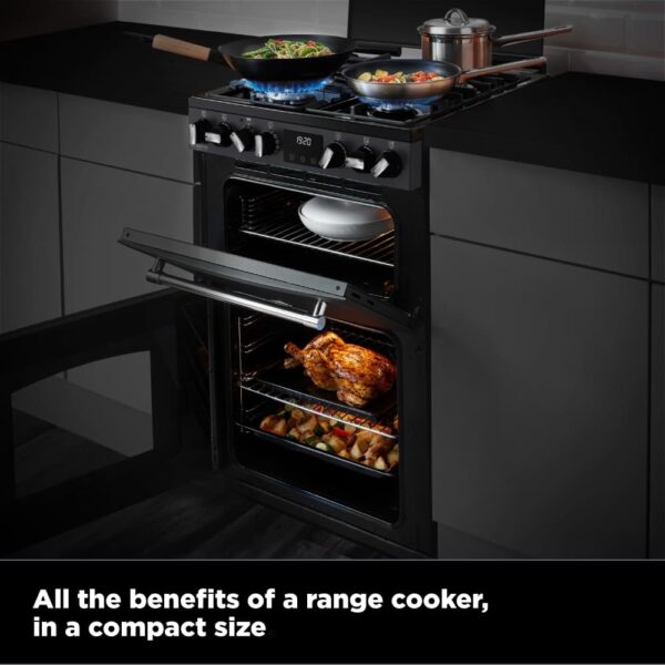 Dual Fuel Cooker with Double Oven, Cream - Stoves DXMRARICH 60DF - Naamaste London Homewares - 11