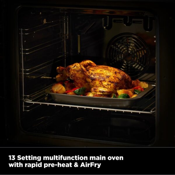Dual Fuel Cooker with Double Oven, Cream - Stoves DXMRARICH 60DF - Naamaste London Homewares - 12