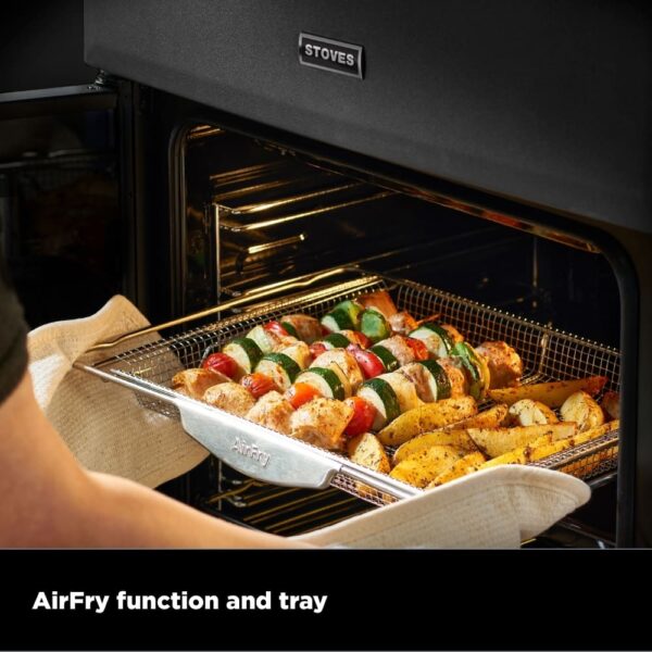 Dual Fuel Cooker with Double Oven, Cream - Stoves DXMRARICH 60DF - Naamaste London Homewares - 18