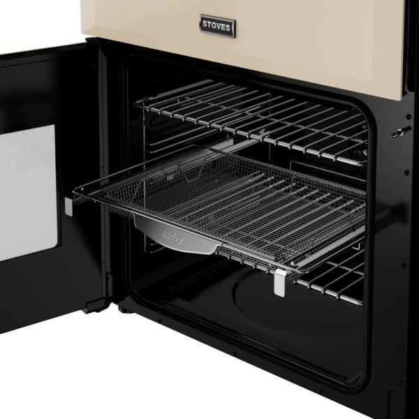 Dual Fuel Cooker with Double Oven, Cream - Stoves DXMRARICH 60DF - Naamaste London Homewares - 5
