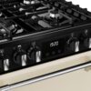 Dual Fuel Cooker with Double Oven, Cream - Stoves DXMRARICH 60DF - Naamaste London Homewares - 6