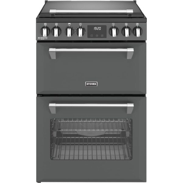 Induction Electric Cooker with Double Oven, Grey - Stoves Richmond DX 60Ei RTY Naamaste London Homewares - 1