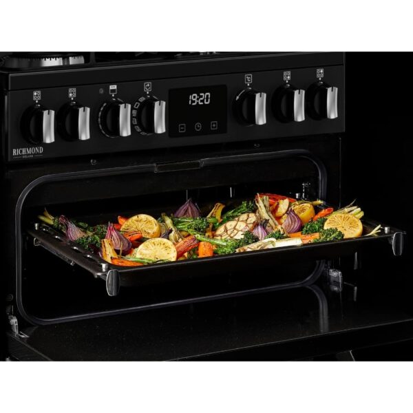 Induction Electric Cooker with Double Oven, Grey - Stoves Richmond DX 60Ei RTY Naamaste London Homewares - 18