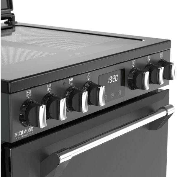 Induction Electric Cooker with Double Oven, Grey - Stoves Richmond DX 60Ei RTY Naamaste London Homewares - 4