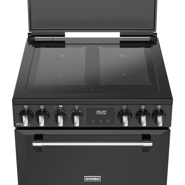 Induction Electric Cooker with Double Oven, Black - Stoves Richmond DX 60Ei RTY - Naamaste London Homewares - 6