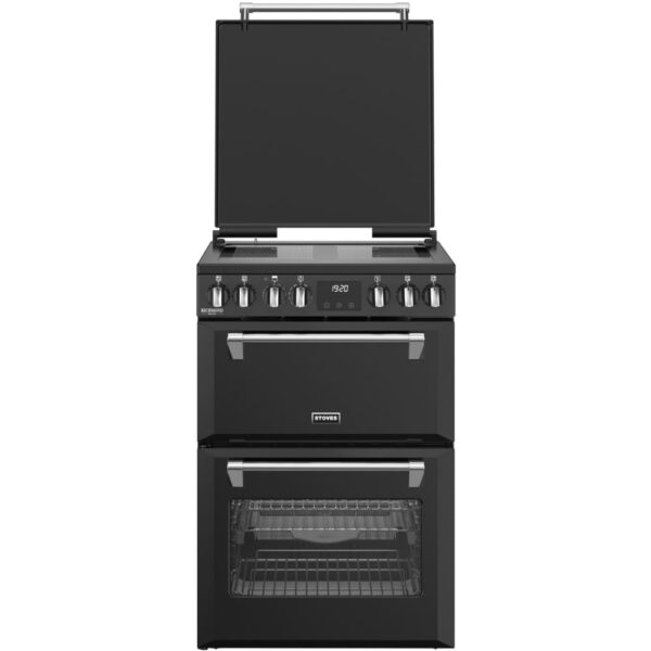 Induction Electric Cooker with Double Oven, Black - Stoves Richmond DX 60Ei RTY - Naamaste London Homewares - 7