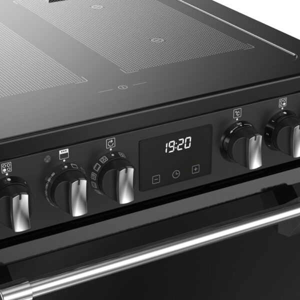 Induction Electric Cooker with Double Oven, Black - Stoves Richmond DX 60Ei RTY - Naamaste London Homewares - 8