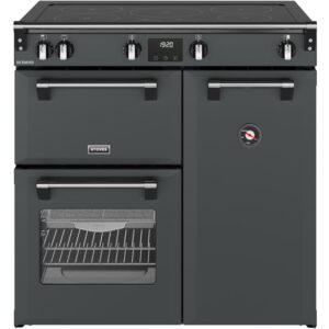 90cm Induction Stoves Range Cooker, Grey - RCA RICH 90Ei TCH ANT - Naamaste London Homewares - 1