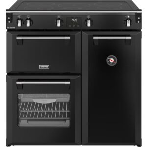 90cm Induction Stoves Range Cooker, Black, A Rated - Richmond 90Ei TCH - Naamaste London Homewares - 1