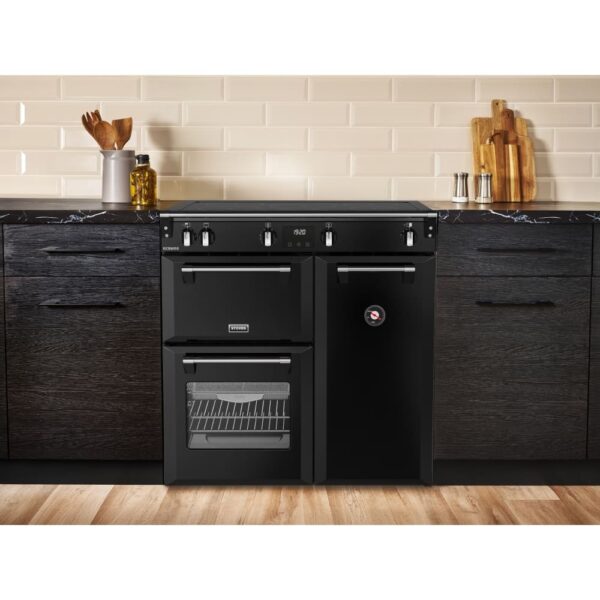 90cm Induction Stoves Range Cooker, Black, A Rated - Richmond 90Ei TCH - Naamaste London Homewares - 18