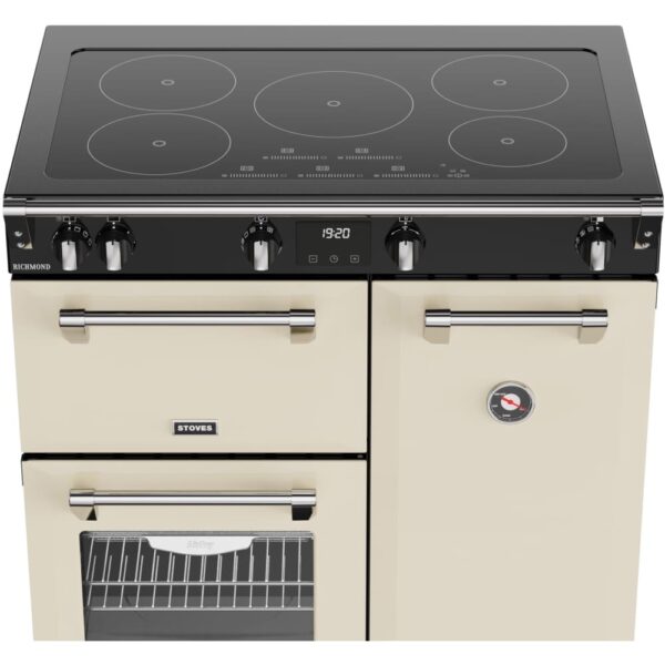 90cm Induction Stoves Range Cooker, Cream, A Rated - RCA RICH 90Ei TCH CRM - Naamaste London Homewares - 8