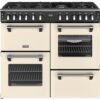 100cm Dual Fuel Stoves Range Cooker, Cream, A Rated - RCA RICH 100DF CRM - Naamaste London Homewares - 1