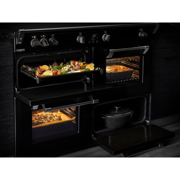 100cm Dual Fuel Stoves Range Cooker, Cream, A Rated - RCA RICH 100DF CRM - Naamaste London Homewares - 11