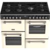 100cm Dual Fuel Stoves Range Cooker, Cream, A Rated - RCA RICH 100DF CRM - Naamaste London Homewares - 8