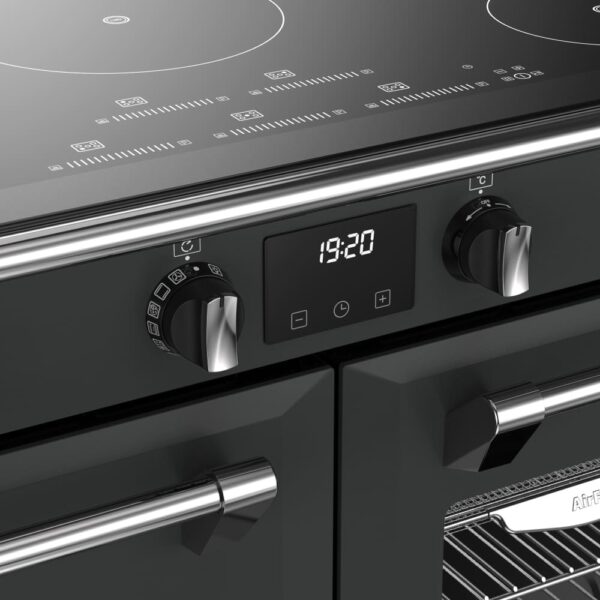 100cm Induction Stoves Range Cooker, Grey, A Rated - RCA RICH 100Ei TCH AN - Naamaste London Homewares - 9