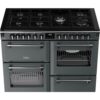 110cm Dual Fuel Stoves Range Cooker, Grey, A Rated - RCA RICH 110DF ANT - Naamaste London Homewares - 7