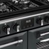 110cm Dual Fuel Stoves Range Cooker, Grey, A Rated - RCA RICH 110DF ANT - Naamaste London Homewares - 9