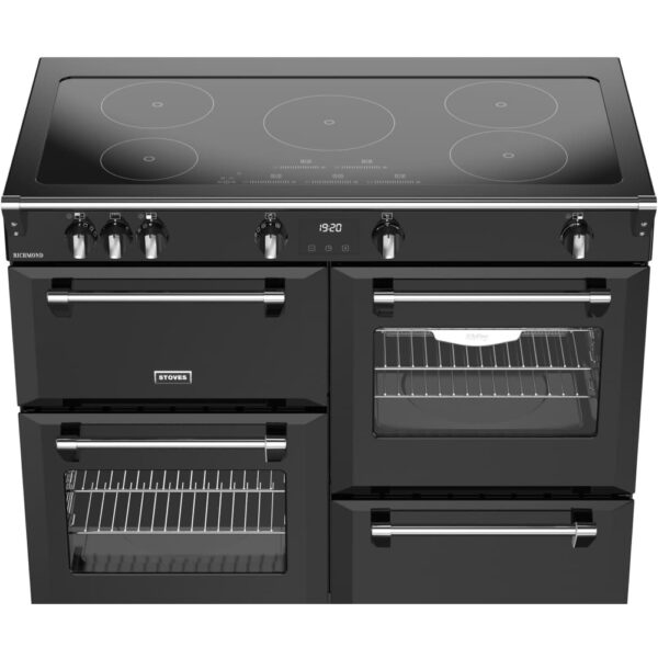 110cm Induction Stoves Range Cooker, Black, A Rated - RCA RICH 110Ei TCH BL - Naamaste London Homewares - 8