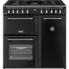 90cm Dual Fuel Stoves Range Cooker, Black, A Rated - DX RCA RICH 90DF BLK - Naamaste London Homewares - 1