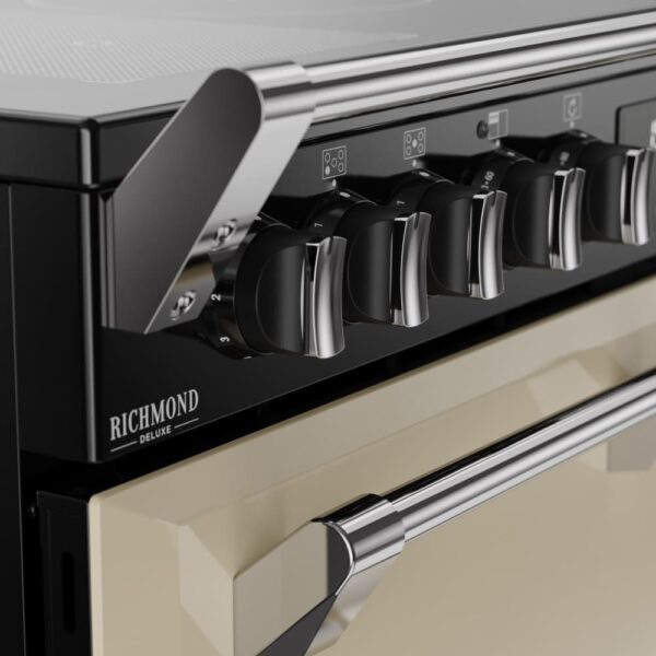 90cm Induction Stoves Range Cooker, Cream, A Rated - DX RCA RICH 90Ei RTY - Naamaste London Homewares - 4