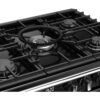 100cm Dual Fuel Stoves Range Cooker, Black, A Rated - DX RCA RICH 100DF BLK - Naamaste London Homewares - 11