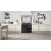 100cm Dual Fuel Stoves Range Cooker, Black, A Rated - DX RCA RICH 100DF BLK - Naamaste London Homewares - 2