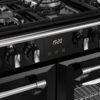 100cm Dual Fuel Stoves Range Cooker, Black, A Rated - DX RCA RICH 100DF BLK - Naamaste London Homewares - 10