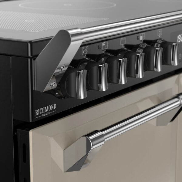 100cm Induction Stoves Range Cooker, Cream, A Rated - DX RCA RICH 100Ei RTY - Naamaste London Homewares - 4