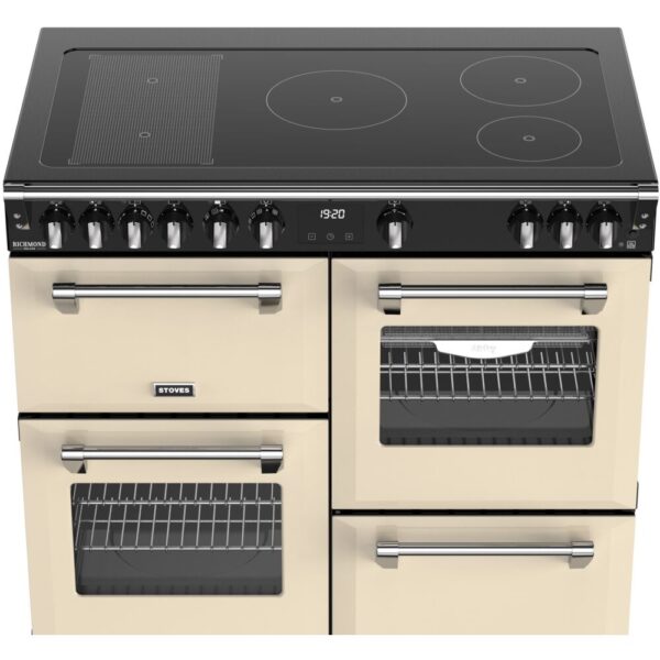 100cm Induction Stoves Range Cooker, Cream, A Rated - DX RCA RICH 100Ei RTY - Naamaste London Homewares - 8
