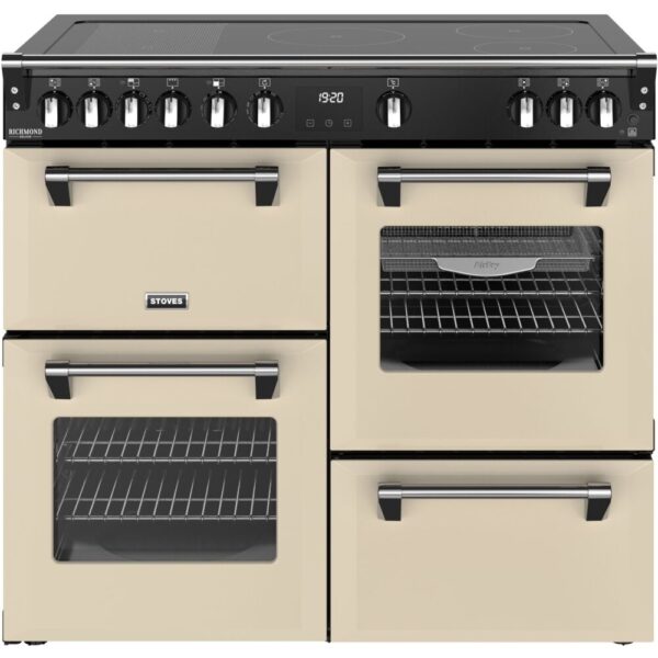 100cm Induction Stoves Range Cooker, Cream, A Rated - DX RCA RICH 100EiRTY - Naamaste London Homewares - 1