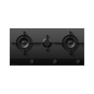 90cm Cooktop LPG Gas Hob, Black on Glass - Fisher & Paykel CG903DLPGB4