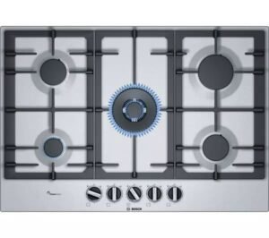75cm Bosch 5 Burner Gas Hob Stainless Steel - PCQ7A5B90 Series 6