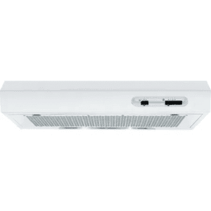 60cm Visor Cooker Hood, White - Indesit IISLK66FLSW