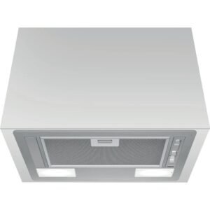 53cm Integrated Cooker Hood Silver, C Rated - Hotpoint PCT64FLSS