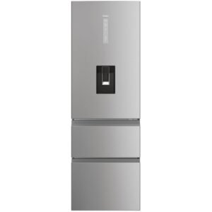 357L Total No Frost Haier Fridge Freezer, 60/40, Silver - HTW5618EWMG 3D 60 Series 5