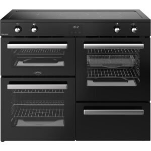 110cm Induction Belling Range Cooker, Black - RCA COOKCENTRE 110Ei