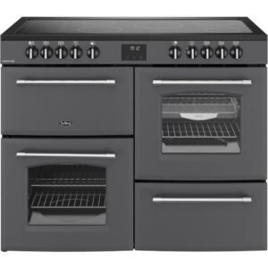 110cm Ceramic Belling Range Cooker, Grey, A Rated - RCA FARMHOUSE 110E