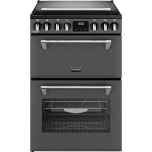 Dual Fuel Cooker with Double Oven, Grey, A Rated - Stoves DXMRARICH 60DF
