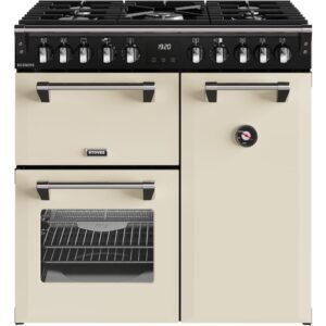 90cm Dual Fuel Stoves Range Cooker, Cream, A Rated - RCA RICH 90DF CRM