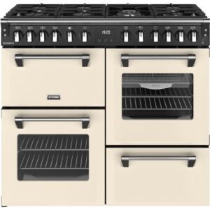 100cm Dual Fuel Stoves Range Cooker, Cream, A Rated - RCA RICH 100DF CRM