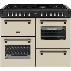 110cm Dual Fuel Stoves Range Cooker, Cream, A Rated - RCA RICH 110DF CRM